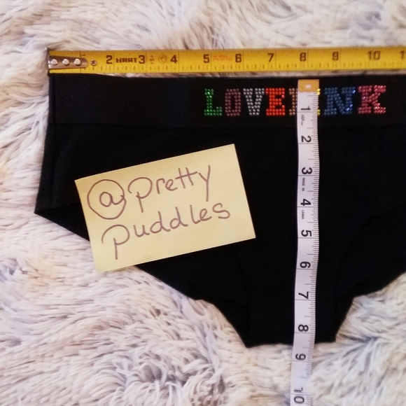 🌈 3pc LIMITED EDITION PINK 💎 BLING  Bra, Hipster, and Shortie Set 🌈 - Picture 10 of 16